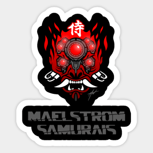 Maelstrom Samurais - Red Oni Sticker